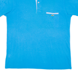 LACOSTE Mens Polo Shirt Blue M