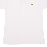 LACOSTE Mens Polo Shirt Pink S