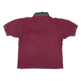 NAUTICA Mens Polo Shirt Maroon L