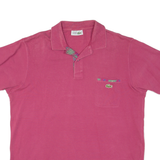 LACOSTE Mens Polo Shirt Pink XL