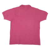 LACOSTE Mens Polo Shirt Pink XL