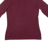 LACOSTE Womens Polo Shirt Maroon S