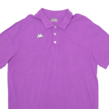 KAPPA Mens Polo Shirt Purple 2XL