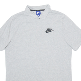 NIKE Mens Polo Shirt Grey L