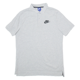 NIKE Mens Polo Shirt Grey L