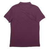 LYLE & SCOTT Mens Polo Shirt Maroon L