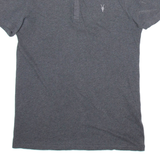 ALL SAINTS Mens Polo Shirt Grey S