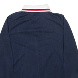 TOMMY HILFIGER Mens Polo Shirt Blue Long Sleeve M