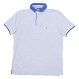 TOMMY HILFIGER Mens Polo Shirt Blue S