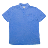 TOMMY JEANS Mens Polo Shirt Blue M