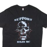 CLIQUE Support Mojo MC Mens T-Shirt Black 2XL