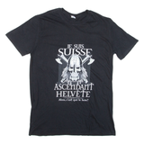 GILDAN Mens T-Shirt Black S