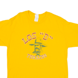 GILDAN Mens T-Shirt Yellow L