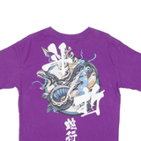 MSICROW Womens T-Shirt Purple L