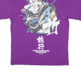 MSICROW Womens T-Shirt Purple L