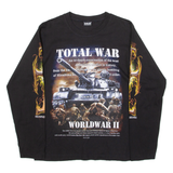 X-RAY Total War Mens T-Shirt Black Long Sleeve S