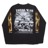 X-RAY Total War Mens T-Shirt Black Long Sleeve S