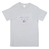 GILDAN Orlando Florida Womens T-Shirt Grey USA S