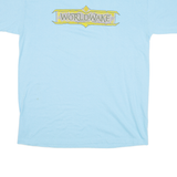 GILDAN Worldwake Mens T-Shirt Blue L