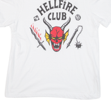 NETFLIX STRANGER THINGS Womens T-Shirt White 2XL