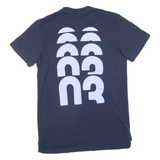 ADIDAS Mens T-Shirt Blue S