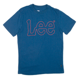 LEE Mens T-Shirt Blue M