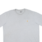 CARHARTT Loose Fit Mens T-Shirt Grey 2XL