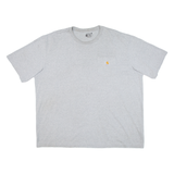 CARHARTT Loose Fit Mens T-Shirt Grey 2XL
