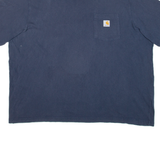CARHARTT Mens T-Shirt Blue XL