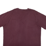 CARHARTT Tall Loose Fit Mens T-Shirt Maroon 2XL