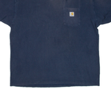 CARHARTT Mens T-Shirt Blue XL