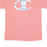 CHAMPION Womens T-Shirt Pink M