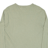 TOMMY HILFIGER Womens T-Shirt Green Long Sleeve M