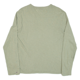 TOMMY HILFIGER Womens T-Shirt Green Long Sleeve M