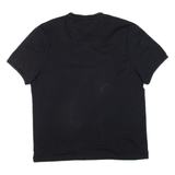 CALVIN KLEIN Mens T-Shirt Black V-Neck L