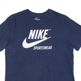 NIKE Mens T-Shirt Blue M