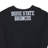 NIKE Womens T-Shirt Black Long Sleeve USA L