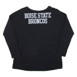 NIKE Womens T-Shirt Black Long Sleeve USA L