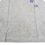 CHAMPION Washington Huskies Mens Fleece Grey 1/4 Zip XL