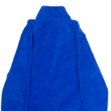 LAUREN RALPH LAUREN Womens Fleece Blue 1/4 Zip S