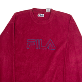 FILA Mens Fleece Red Crew Neck XL