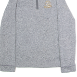 CHAMPION Walleye Womens Fleece Green 1/4 Zip Tight Knit M