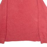 POLO RALPH LAUREN Mens Jumper Red 1/4 Zip Tight Knit L