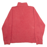 POLO RALPH LAUREN Mens Jumper Red 1/4 Zip Tight Knit L