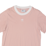 ADIDAS ORIGINALS Womens T-Shirt Pink UK 4