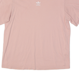 ADIDAS ORIGINALS Womens T-Shirt Pink UK 4