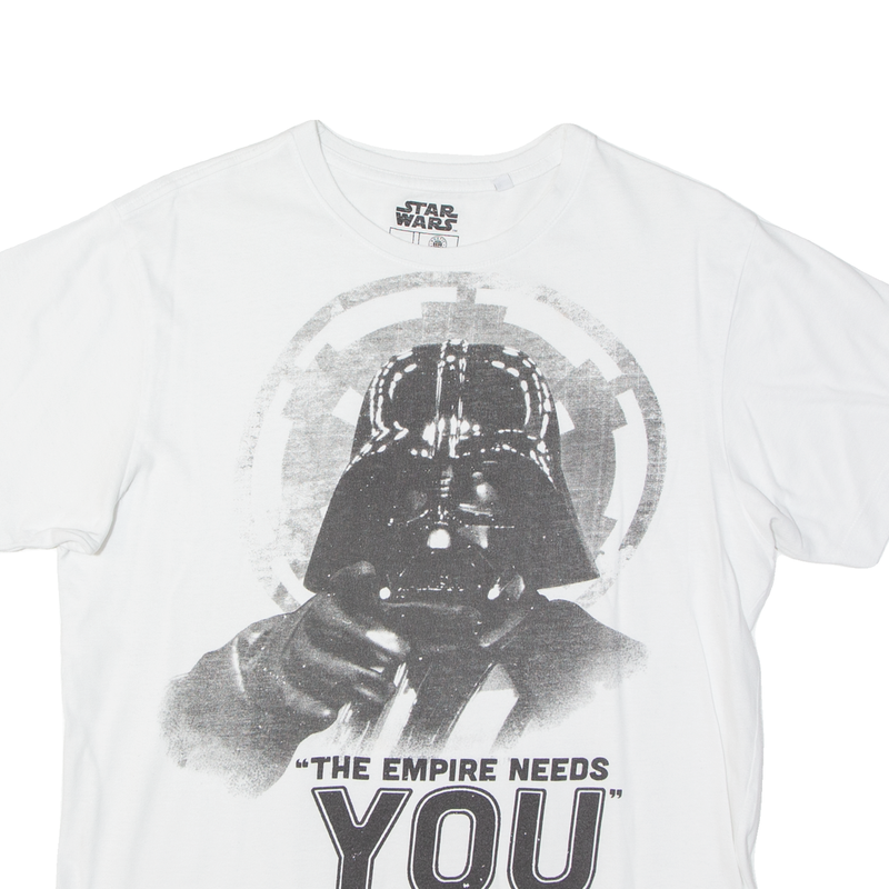 STAR WARS Mens T-Shirt White M