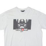 SNIPES La Casa De Papel Money Heist Mens T-Shirt White XL