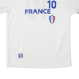 PRODUIT OFFICIEL France 10 Mens Football Shirt T-Shirt White M