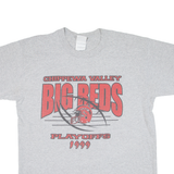 GILDAN Big Reds Playoffs 1999 Mens T-Shirt Grey USA L